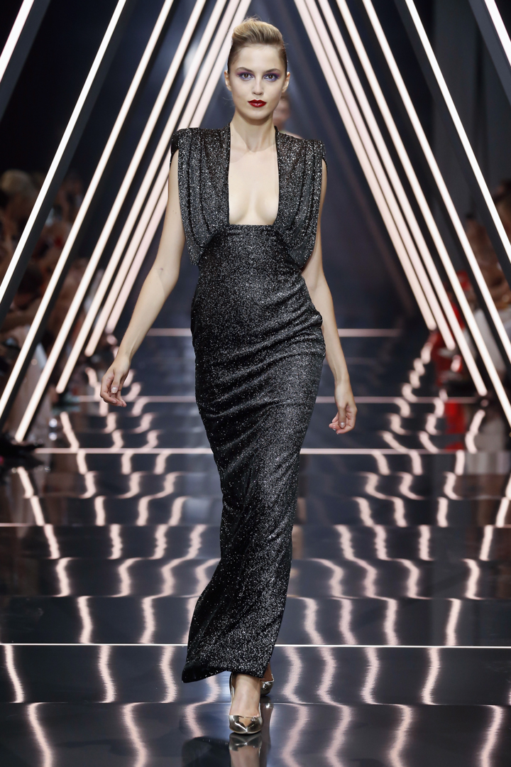 A model walks the runway during the Ralph & Russo Haute Couture Fall/Winter 2016-2017 show as part of Paris Fashion Week on July 4, 2016 in Paris, France.