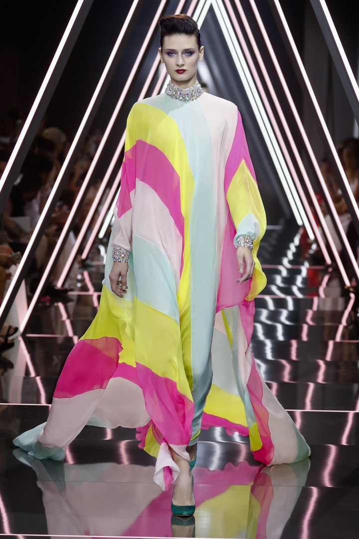 A model walks the runway during the Ralph & Russo Haute Couture Fall/Winter 2016-2017 show as part of Paris Fashion Week on July 4, 2016 in Paris, France.