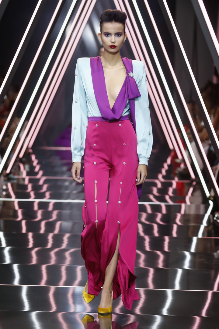 A model walks the runway during the Ralph & Russo Haute Couture Fall/Winter 2016-2017 show as part of Paris Fashion Week on July 4, 2016 in Paris, France.
