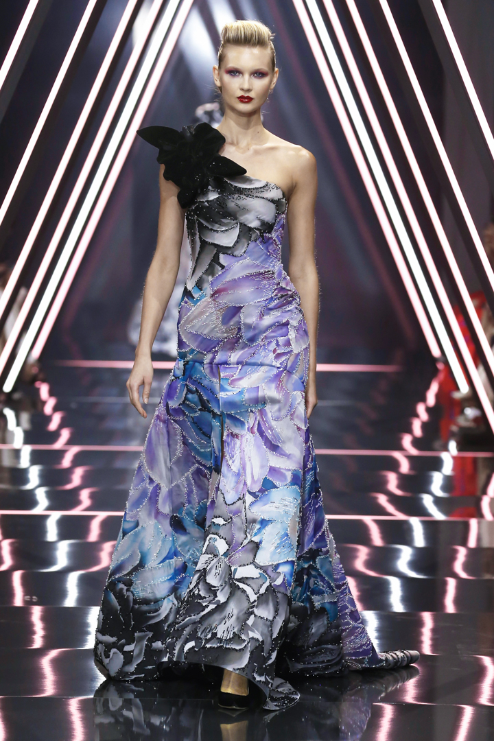 A model walks the runway during the Ralph & Russo Haute Couture Fall/Winter 2016-2017 show as part of Paris Fashion Week on July 4, 2016 in Paris, France.