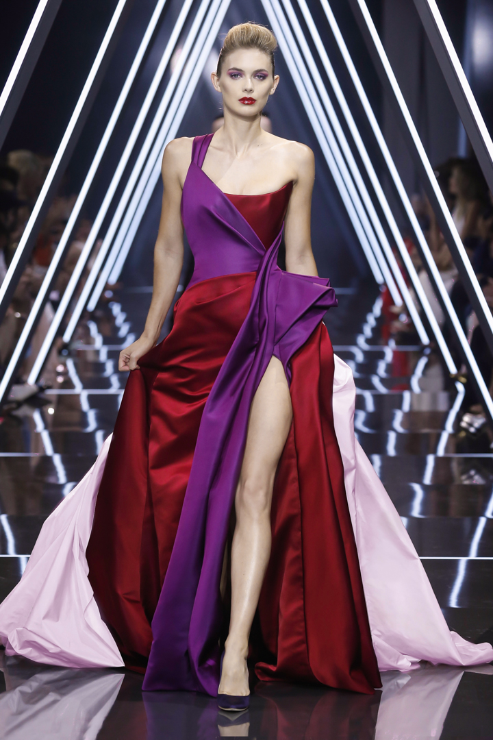 A model walks the runway during the Ralph & Russo Haute Couture Fall/Winter 2016-2017 show as part of Paris Fashion Week on July 4, 2016 in Paris, France.