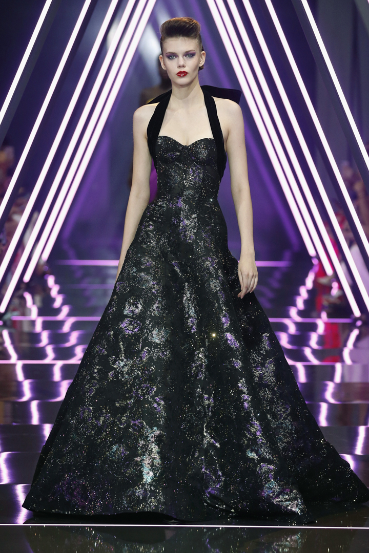 A model walks the runway during the Ralph & Russo Haute Couture Fall/Winter 2016-2017 show as part of Paris Fashion Week on July 4, 2016 in Paris, France.