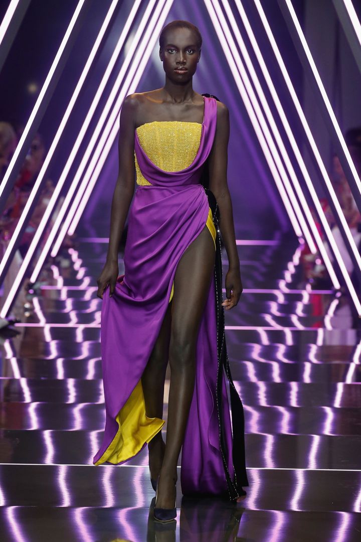 A model walks the runway during the Ralph & Russo Haute Couture Fall/Winter 2016-2017 show as part of Paris Fashion Week on July 4, 2016 in Paris, France.