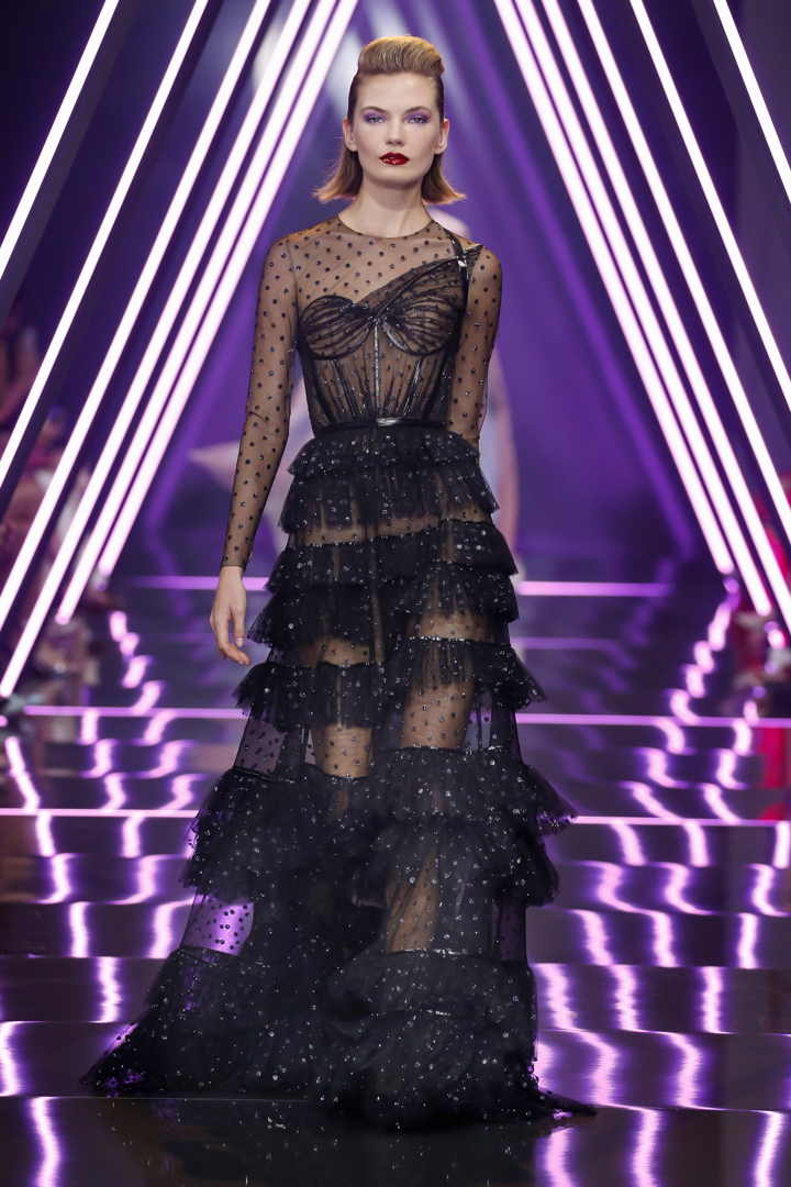 A model walks the runway during the Ralph & Russo Haute Couture Fall/Winter 2016-2017 show as part of Paris Fashion Week on July 4, 2016 in Paris, France.
