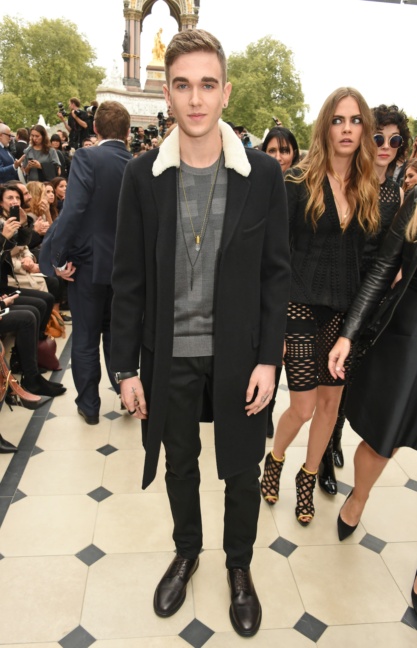 gabriel-day-lewis-wearing-burberry-at-the-burberry-womenswear-s_s16-show