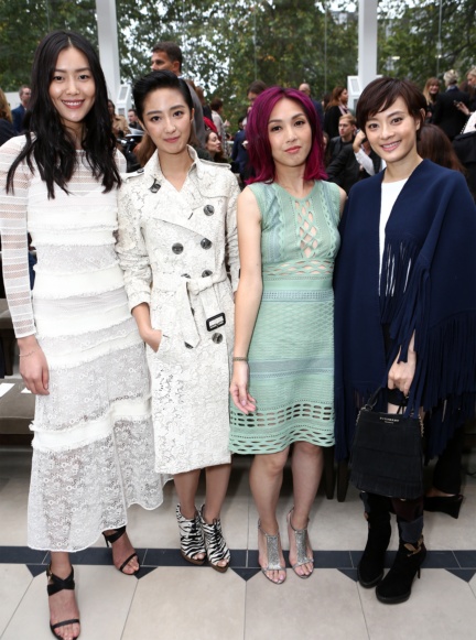 liu-wen-guey-lun-mei-miriam-yeung-and-sun-li-at-the-burberry-womenswear-s_s16-show
