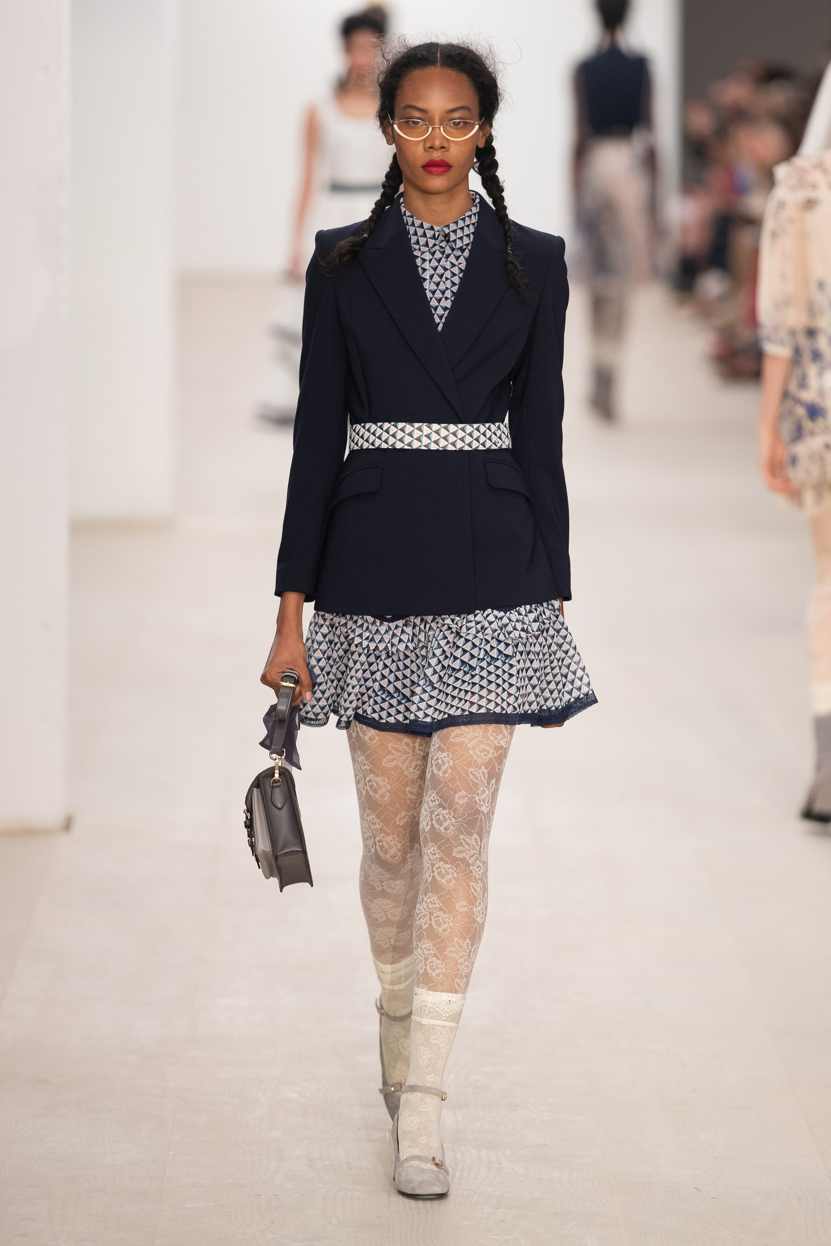 180 The Strand, London UK. 13th September 2019. Bora Aksu shows his Spring Summer 2020 designs. Â© Chris Yates