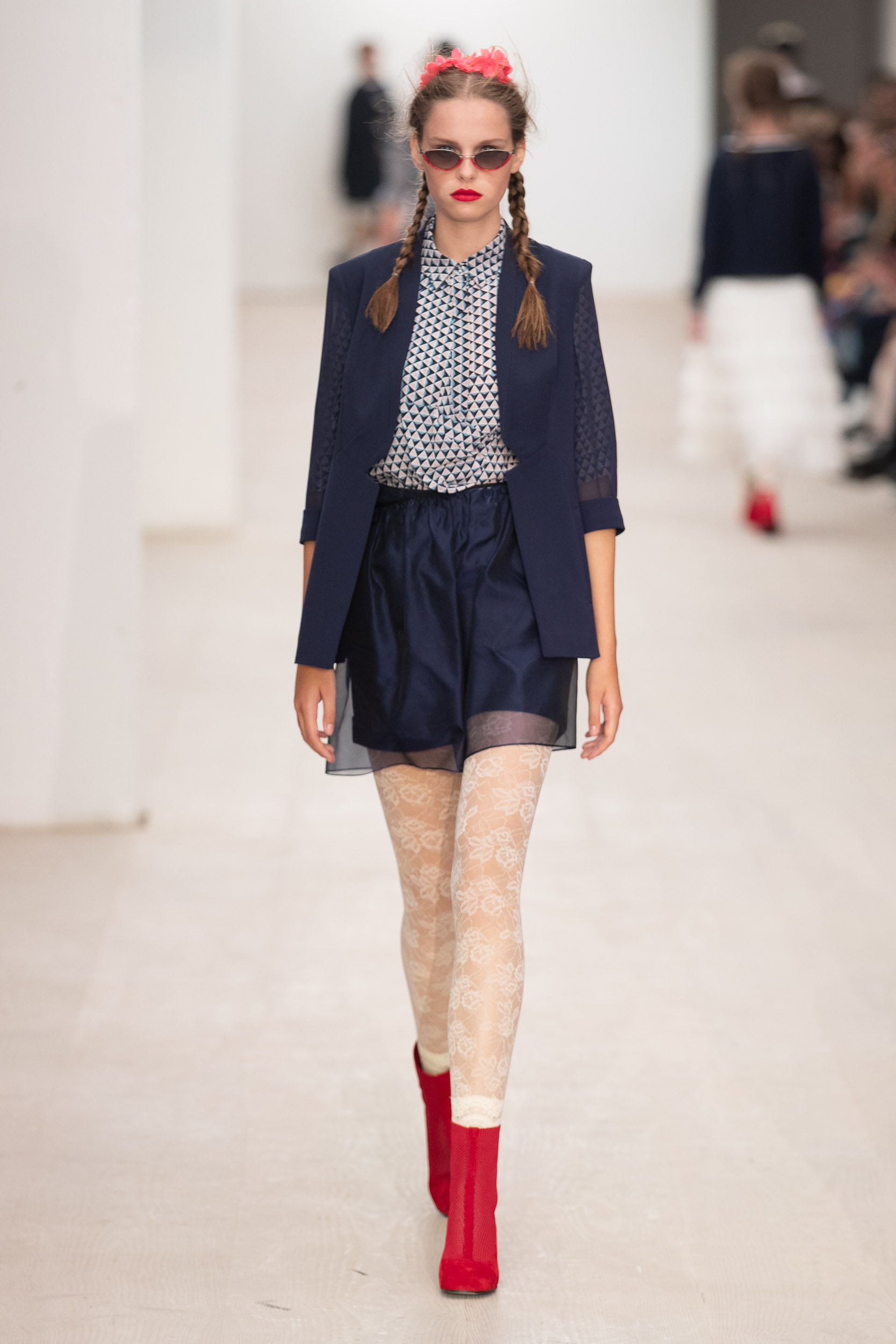 180 The Strand, London UK. 13th September 2019. Bora Aksu shows his Spring Summer 2020 designs. Â© Chris Yates