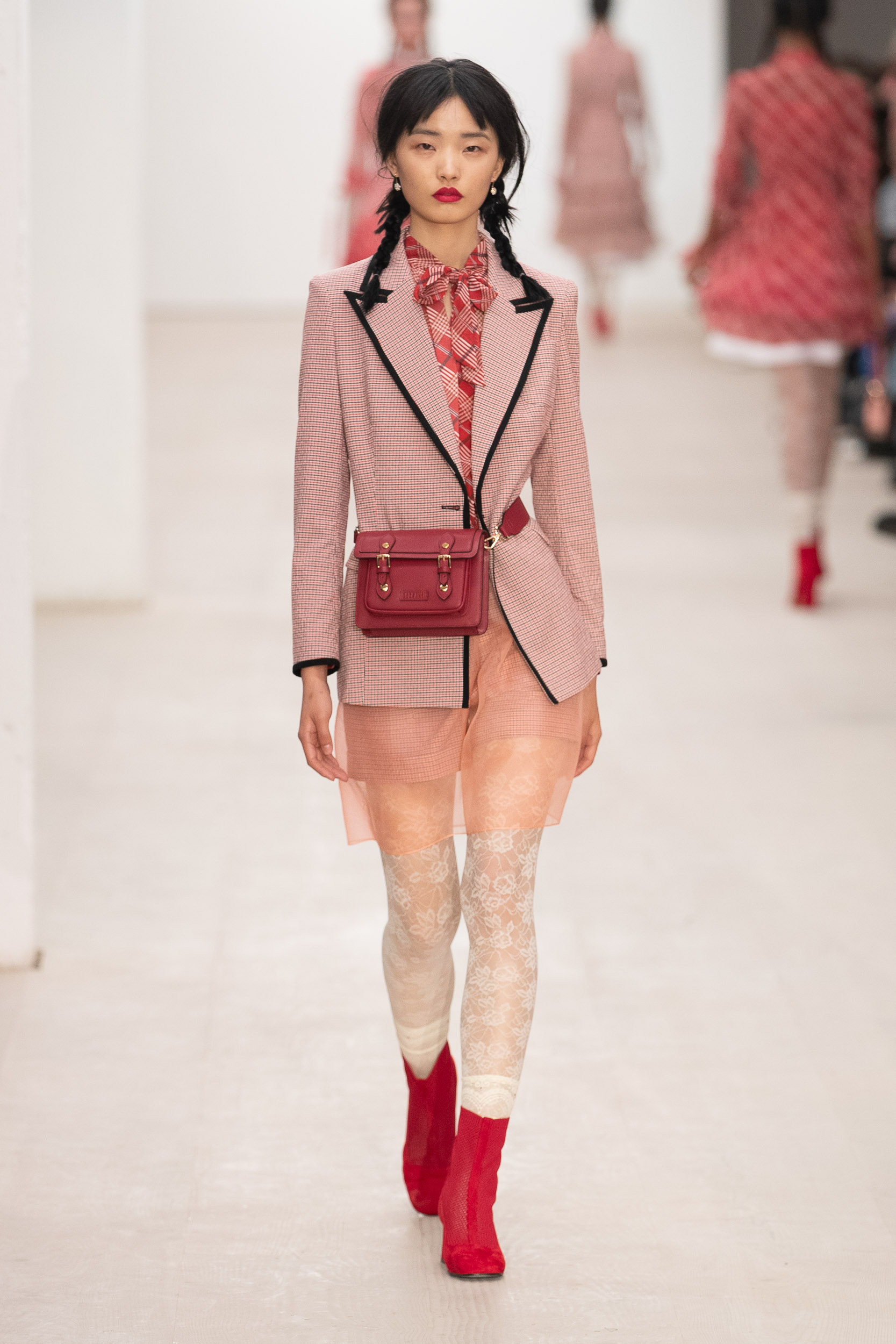 180 The Strand, London UK. 13th September 2019. Bora Aksu shows his Spring Summer 2020 designs. Â© Chris Yates