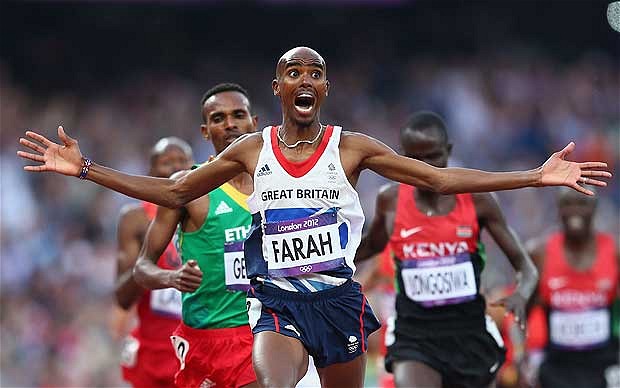 Mo Farah - Olympic Sports Heroes of 2012
