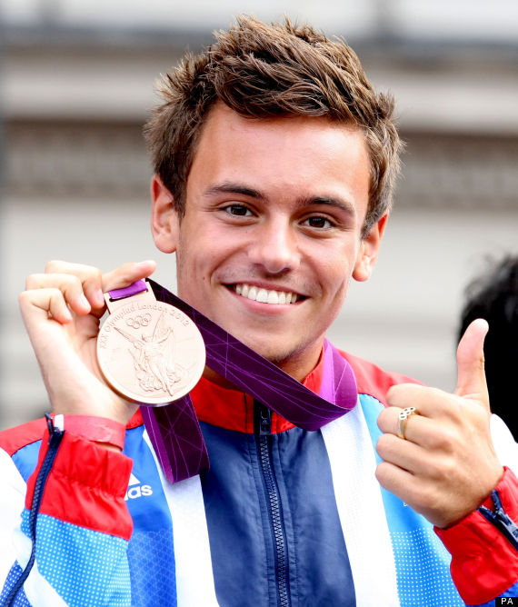 Tom DaleySophie Hosking and Katherine Copeland  - Olympic Sports Heroes of 2012