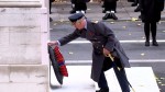 Prince Charles Lays The Queen's Wreath at the Cenotaph