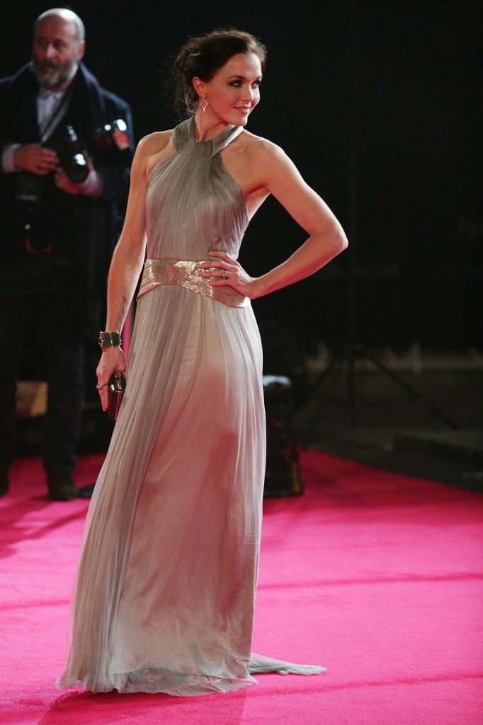 Skyfall Premiere - Victoria Pendleton 'Shone' In A Silver Gown By Catherine Deane