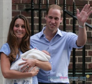 William, Catherine & Baby Prince 1