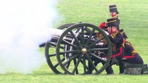 41 Gun Royal Salute was fired for the Queen's 88th Birthday
