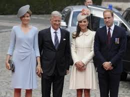 The Duke & Duchess of Cambridge & King Philippe & Queen Mathilde of Belgium