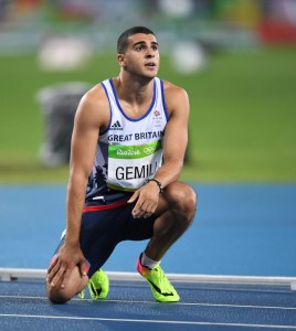 Adam Gemili at Rio 2016 200 M