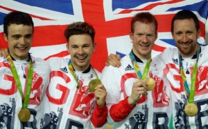 Bradley Wiggins, Ed Clancy, Steven Burke & Owain Doull Win Gold at Rio 2016 (2)
