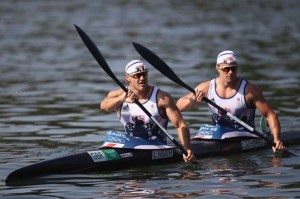 Liam Heath @ Jon Schofield Win Silver In Kayak Double in Rio 2016