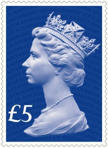 Royal Mail's Sapphire Blue £5 Stamp