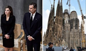 King Felipe & Queen Letizia Sagrada Familia Barcelona