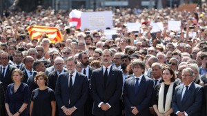 Spain's King Felipe VI Leads One Minute's Silence