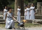 Olympic Torch Lighting Ceremony Ancient Greece 251017