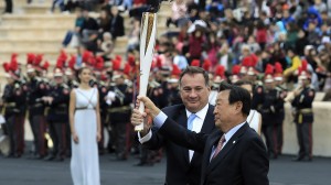 Lighting and Handover Ceremonies of the Olympic Flame for PyeongChang 2018