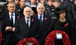 Theresa May, Jeremy Corbyn, Tony Blair & John Major On Remembrance Sunday