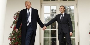 Donald Trump & Emanuel Macron