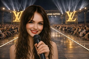 AMANDA AT LOUIS VUITTON AW 26 SHOW