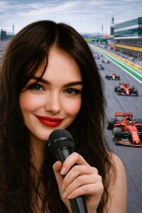 AMANDA AT THE CHINESE GP