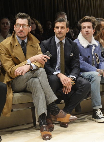 david-gandy-johannes-huebl-and-nick-grimshaw-wearing-burberry-at-the-burberry-menswear-january-2016-show