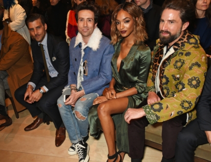 johannes-huebl-nick-grimshaw-jourdan-dunn-and-jack-guinness-on-the-front-row-at-the-burberry-menswear-january-2016-show