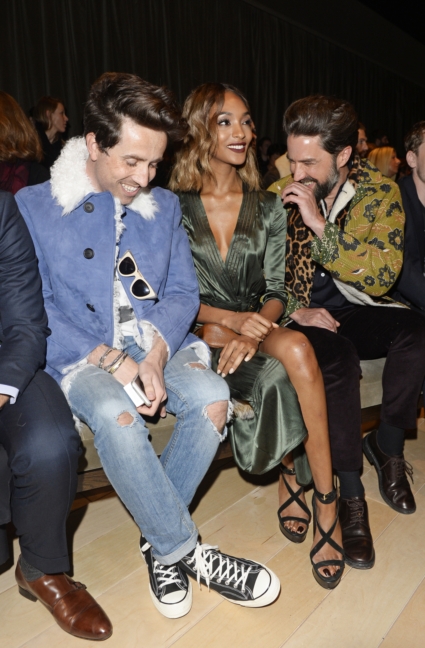 nick-grimshaw-jourdan-dunn-and-jack-guinness-on-the-front-row-at-the-burberry-menswear-january-2016-show