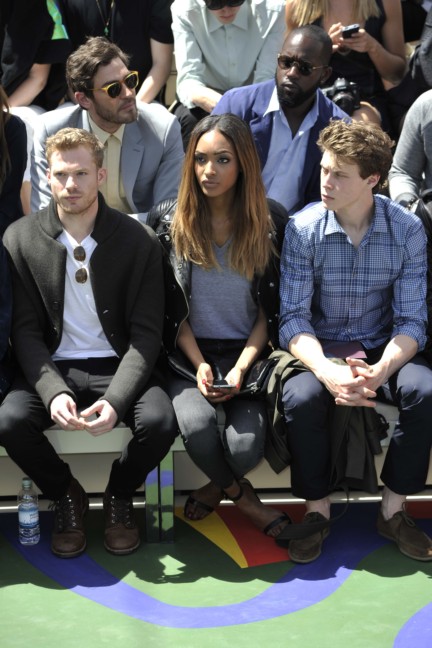 sam-reid-jourdan-dunn-and-george-mackay-at-the-burberry-prorsum-menswear-spring_summer-2015-show