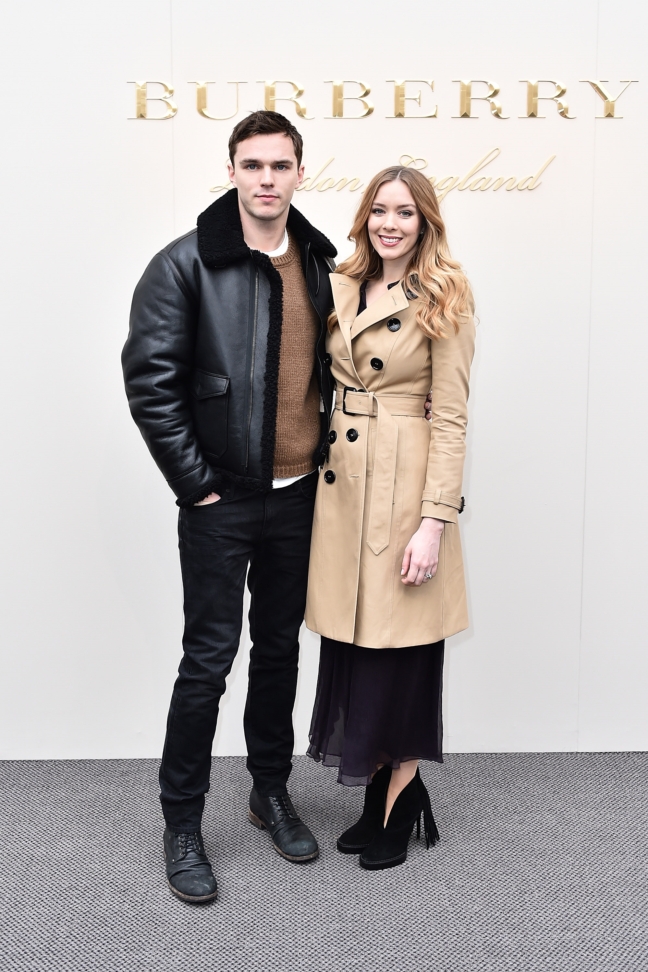 nicholas-hoult-wearing-burberry-at-the-burberry-womenswear-february-2016-show