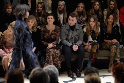 clemence-poesy-maggie-gyllenhaal-sam-smith-cara-delevingne-and-jourdan-dunn-on-the-front-row-of-the-burberry-womenswear-autumn_winter-2015-show