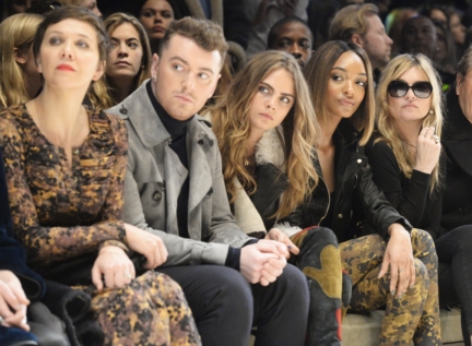 maggie-gyllenhaal-sam-smith-cara-delevingne-jourdan-dunn-and-kate-moss-on-the-front-row-of-the-burberry-womenswear-autumn_winter-2015-show